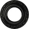 Ekena Millwork Andrea Ceiling Medallion (Fits Canopies up to 4 1/8"), 8 1/8"OD x 4 1/8"ID x 1/2"P, Black Pearl CM08ADBPS - alternate 1